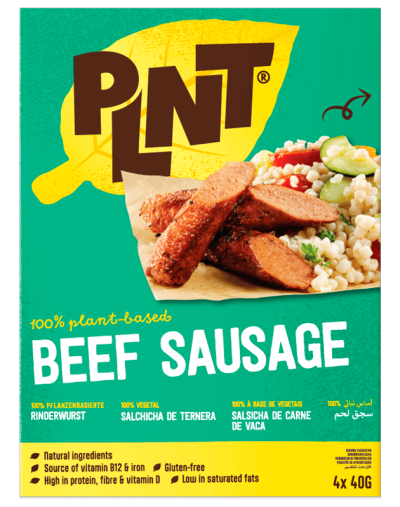 PLNT - Frozen Beef Sausage (NL)