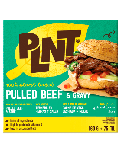 PLNT - Frozen Pulled Beef & Gravy (NL)